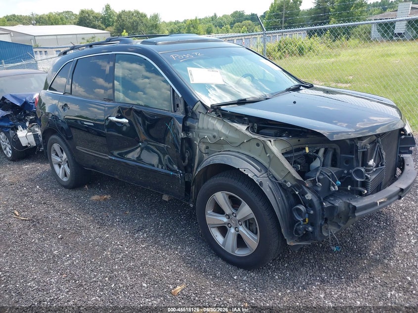 2010 Acura Mdx Technology Package, Front, IAAI, VIN 2HNYD2H61AH523627
