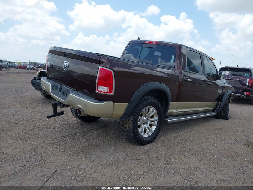 Vin: 1c6rr6pt6fs651203, lot: 46016397, ram 1500 laramie longhorn 20154