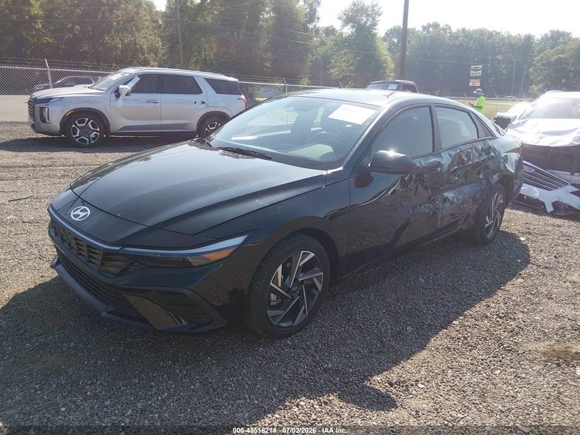 2025 HYUNDAI ELANTRA HYBRID auction photo 2