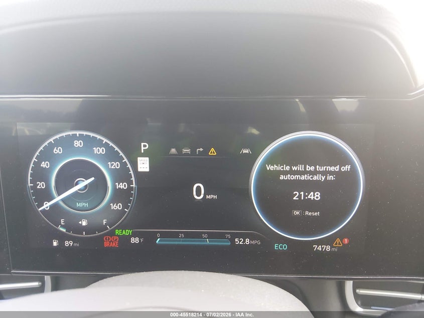 2025 HYUNDAI ELANTRA HYBRID auction photo 7