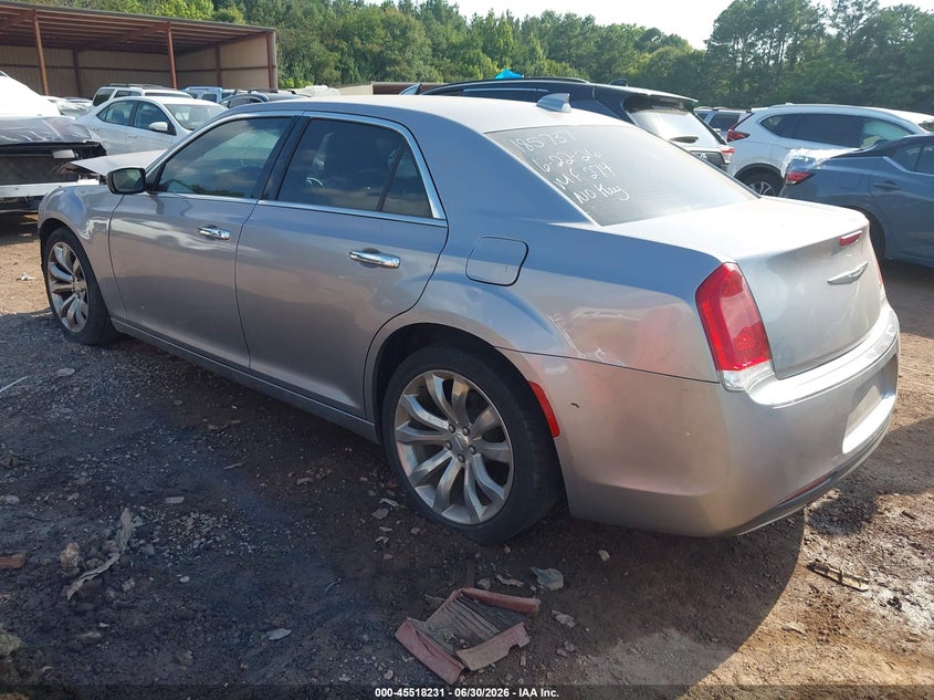 Vin: 2c3ccaeg1jh142679, lot: 46016447, chrysler 300 limited 20183
