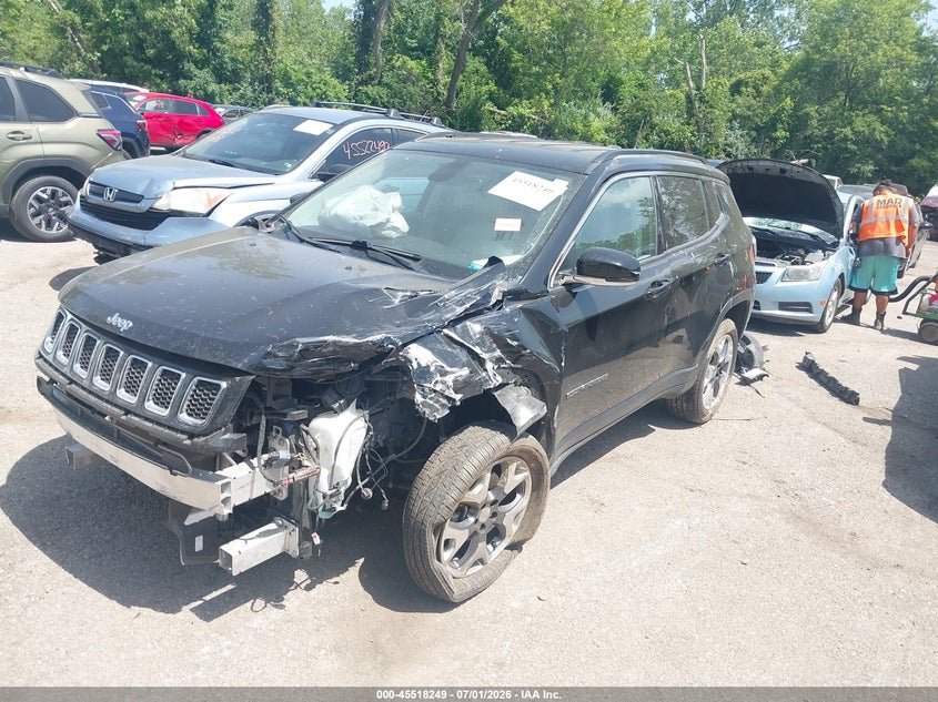 Vin: 3c4njdcb4lt234396, lot: 46016465, jeep compass limited 4x4 20202