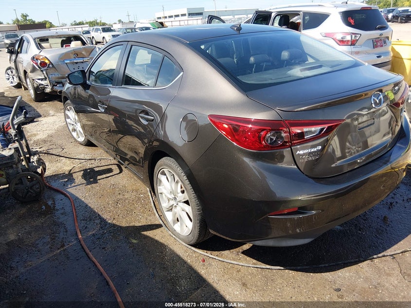 Vin: jm1bm1w34g1285584, lot: 46016490, mazda mazda3 s touring 20163