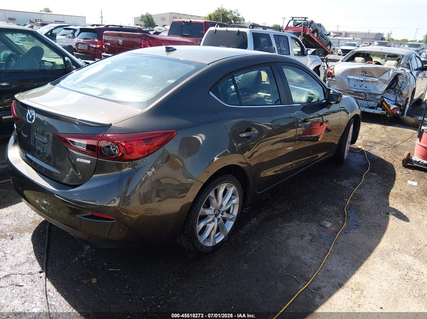 Vin: jm1bm1w34g1285584, lot: 46016490, mazda mazda3 s touring 20164