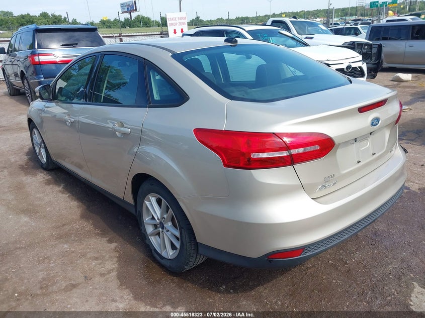 Vin: 1fadp3f25hl329722, lot: 46016539, ford focus se 20173