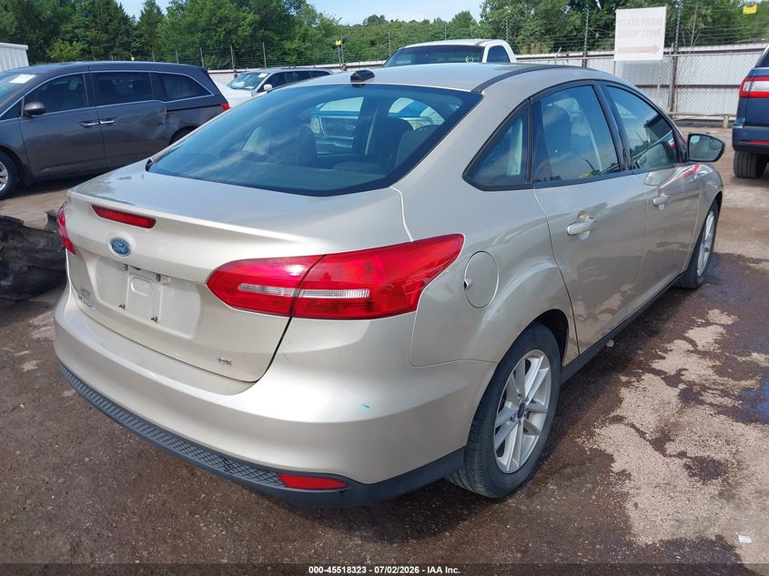 Vin: 1fadp3f25hl329722, lot: 46016539, ford focus se 20174