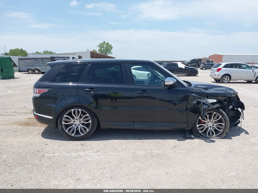 2016 Land Rover Range Rover Sport 5.0L V8 Supercharged/5.0L V8 Supercharged Dynamic VIN: SALWR2EF5GA106434 Lot: 45518325