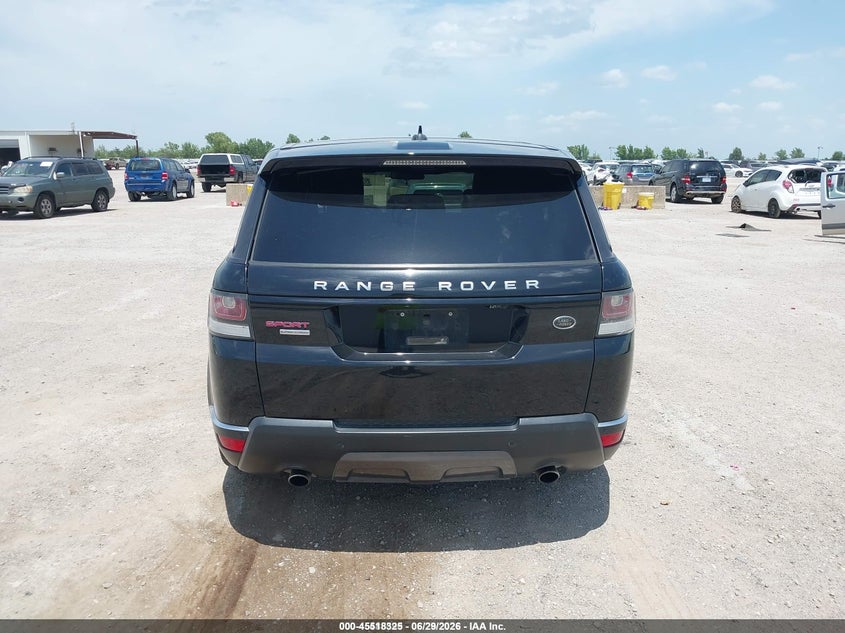 2016 Land Rover Range Rover Sport 5.0L V8 Supercharged/5.0L V8 Supercharged Dynamic VIN: SALWR2EF5GA106434 Lot: 45518325