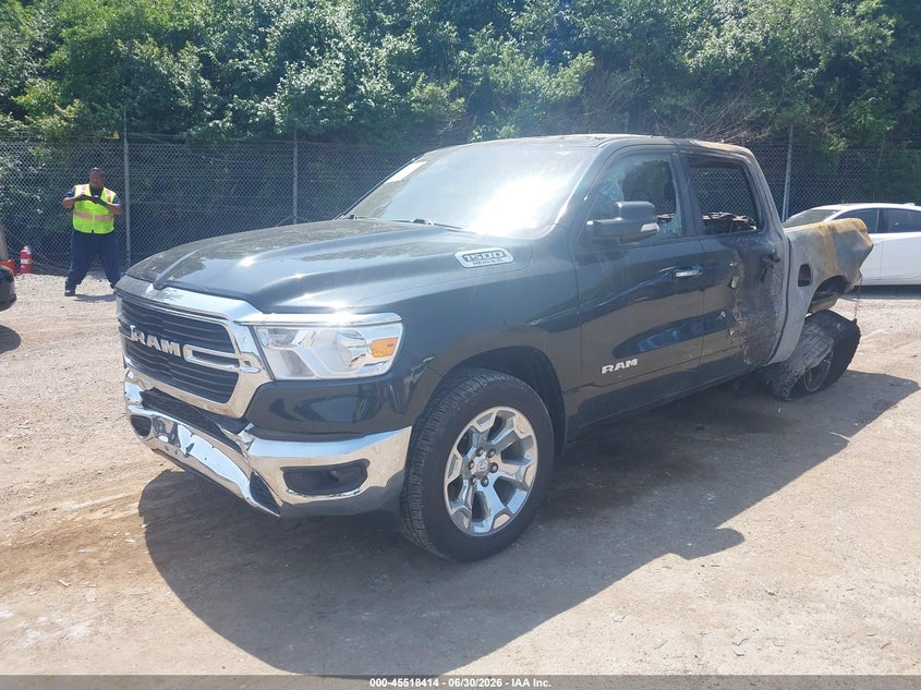 2019 RAM 1500, Interior Burn, IAAI, VIN 1C6SRFFT5KN881245 — photo 2
