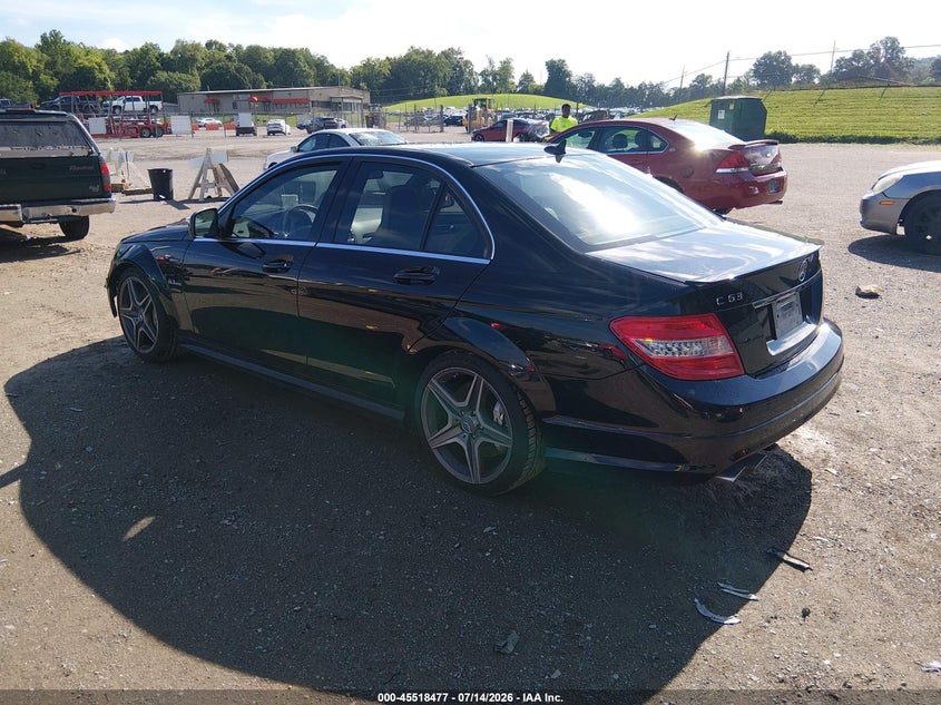 MERCEDES-BENZ C 63 AMG 2009 VIN WDDGF77X69F241537