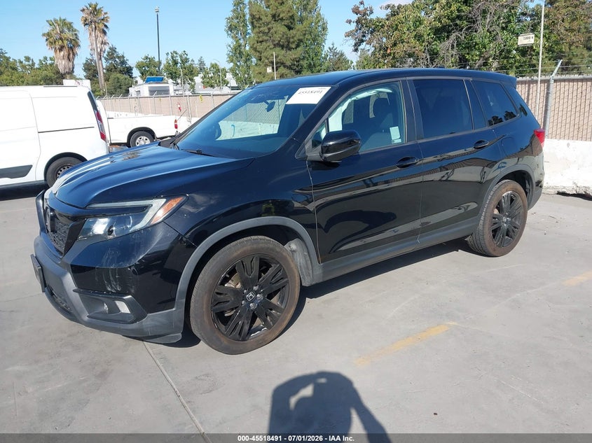 2019 Honda Passport Sport VIN: 5FNYF7H20KB009236 Lot: 45518491