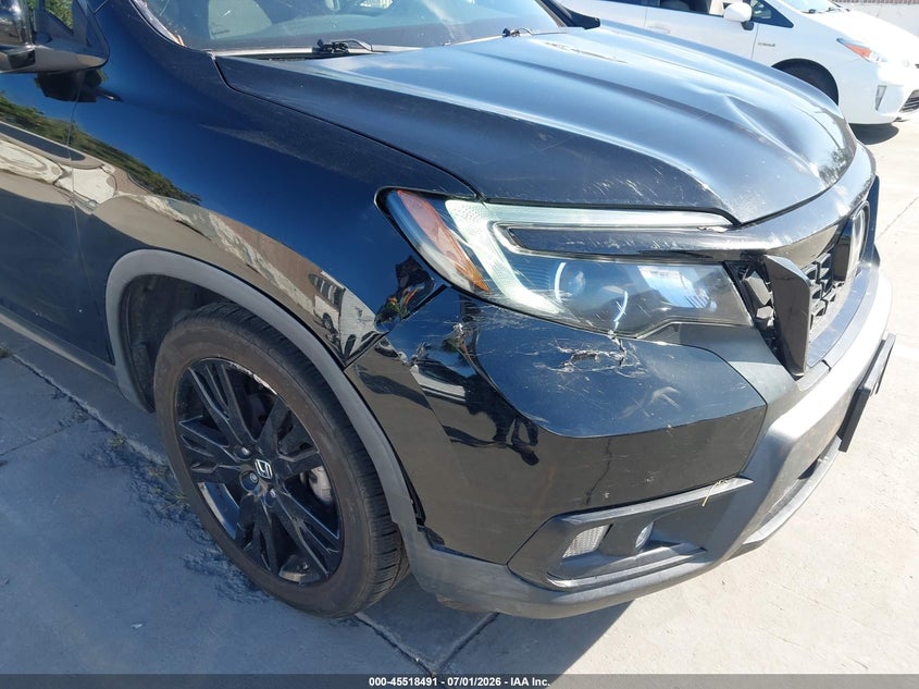 2019 Honda Passport Sport VIN: 5FNYF7H20KB009236 Lot: 45518491