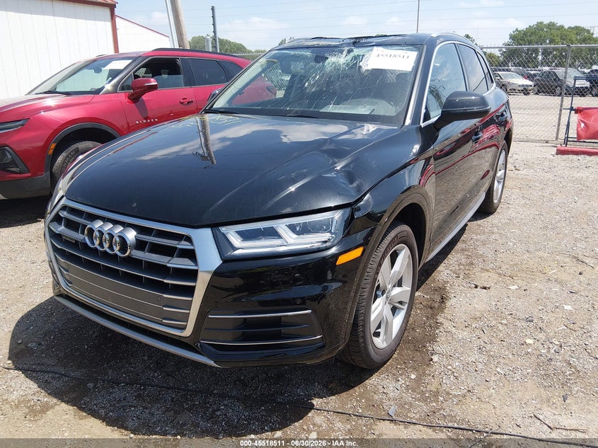 Vin: wa1bnafy2j2045602, lot: 46016727, audi q5 2.0t premium/2.0t tech premium 20182