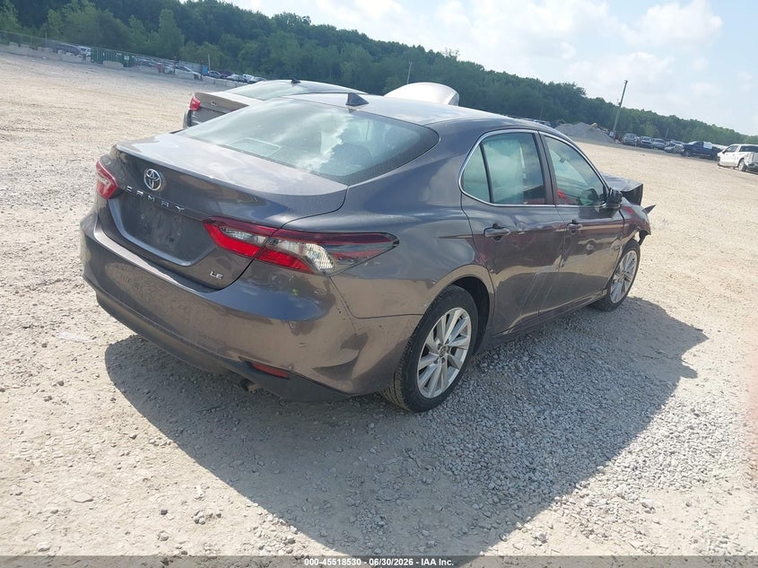 2021 TOYOTA CAMRY auction photo 4