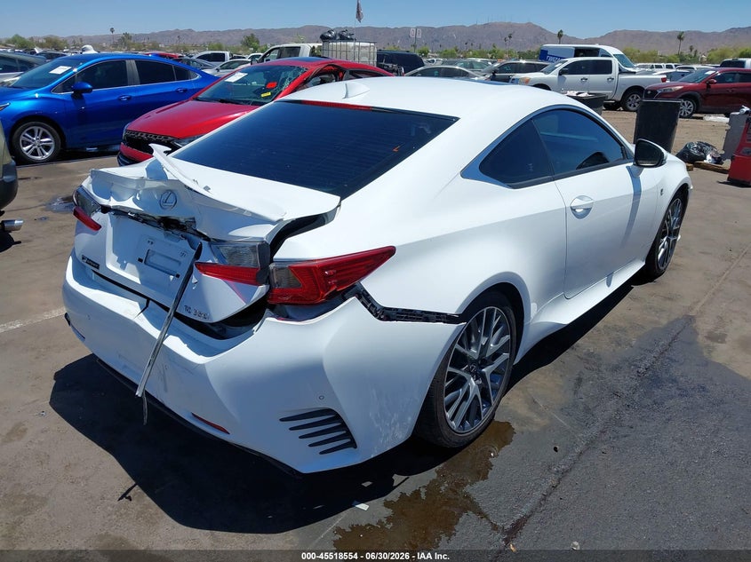 Vin: jthhe5bc5f5006153, lot: 46016770, lexus rc 350 20154