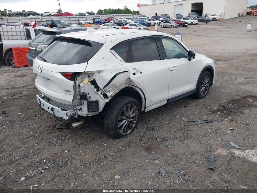 Vin: jm3kfadm1k1568580, lot: 46016783, mazda cx-5 grand touring 20194