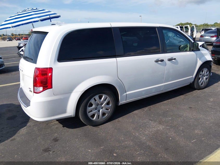 Vin: 2c4rdgbg9lr189997, lot: 46016784, dodge grand caravan se 20204