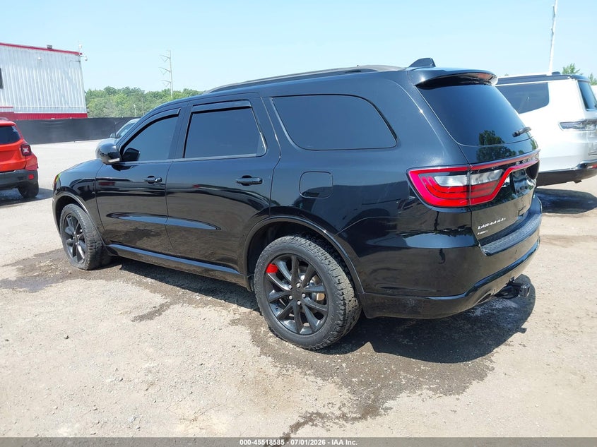 Vin: 1c4rdjdg9hc834108, lot: 46016801, dodge durango gt awd 20173