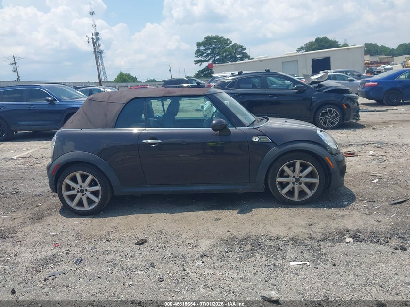 2013 Mini Convertible Cooper S VIN: WMWZP3C59DT550827 Lot: 45518654