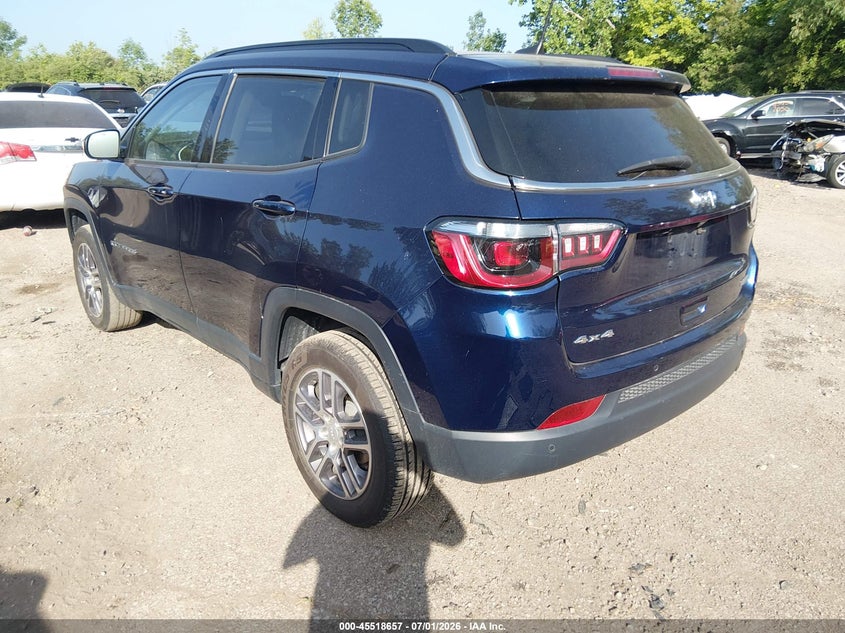 Vin: 3c4njdbb5lt251774, lot: 46016873, jeep compass sun and safety 4x4 20203