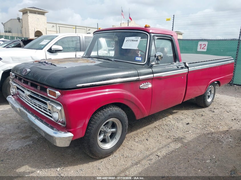 1966 Ford F100, Engine Burn, IAAI, VIN 000000F10YK780072 — photo 2