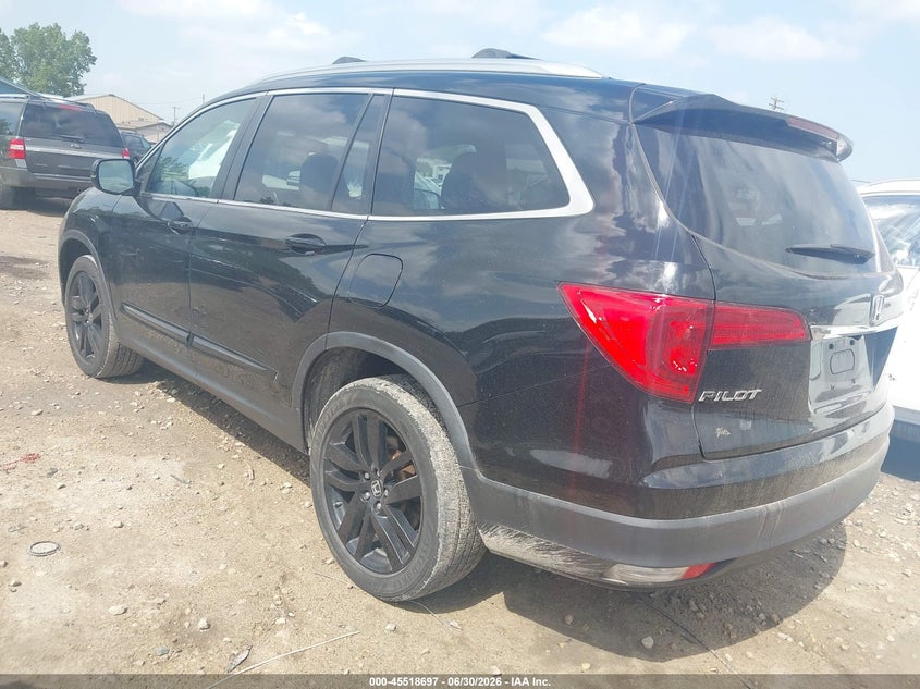 Vin: 5fnyf6h54hb037439, lot: 46016913, honda pilot ex-l 20173
