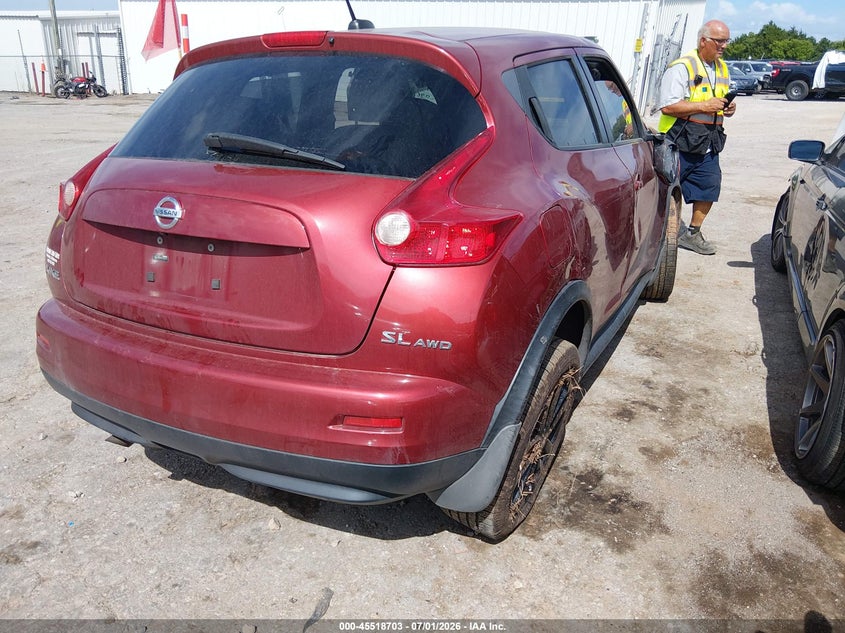 Vin: jn8af5mvxbt005072, lot: 46016918, nissan juke sl 20114