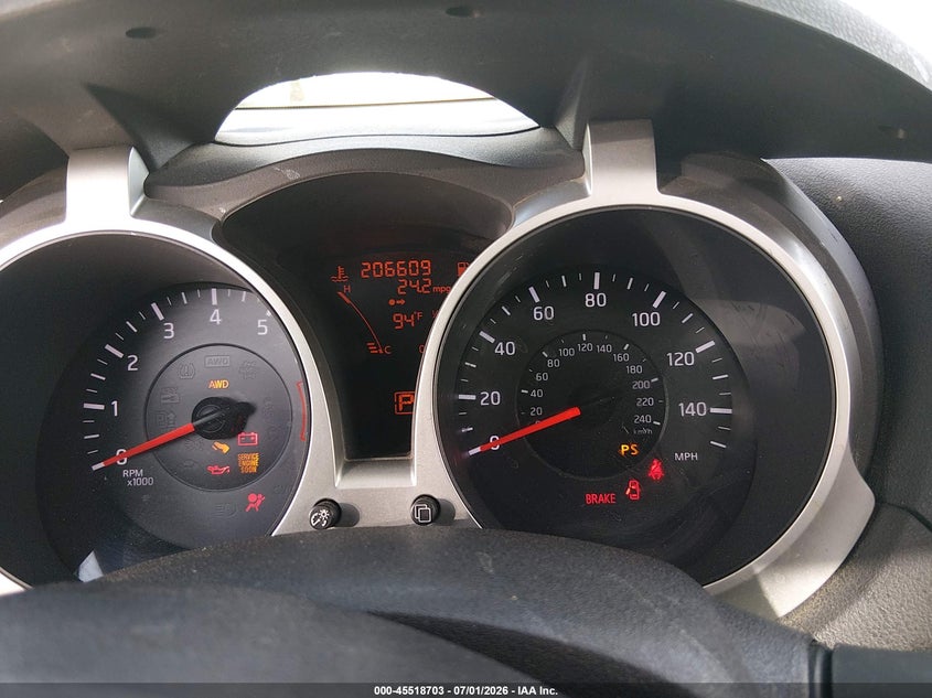 2011 Nissan Juke Sl VIN: JN8AF5MVXBT005072 Lot: 45518703