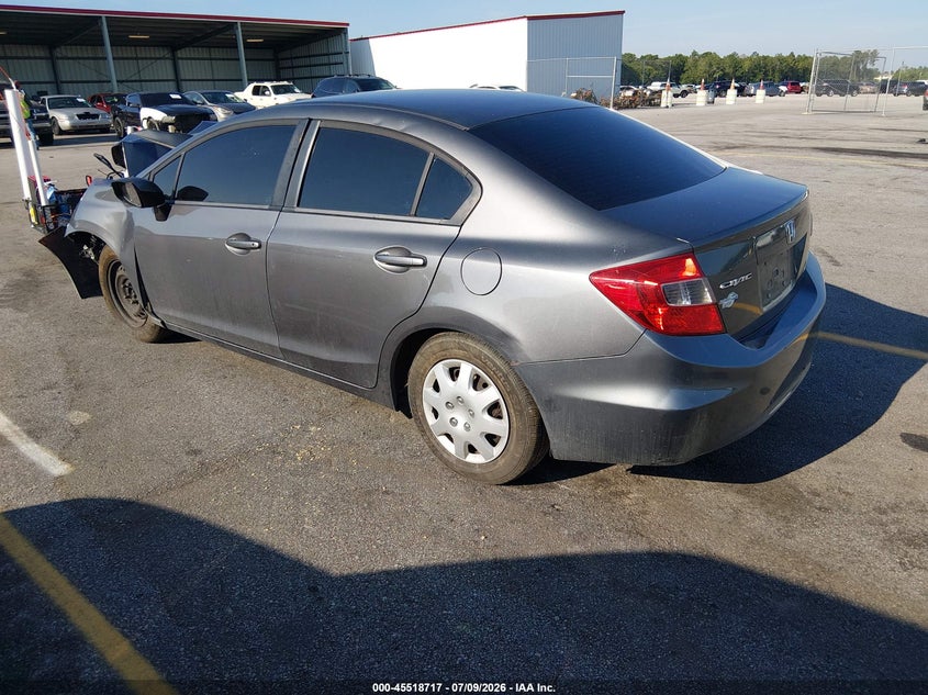 2012 HONDA CIVIC auction photo 3