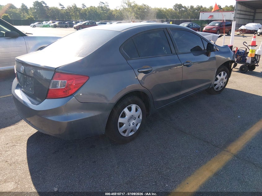 2012 HONDA CIVIC auction photo 4