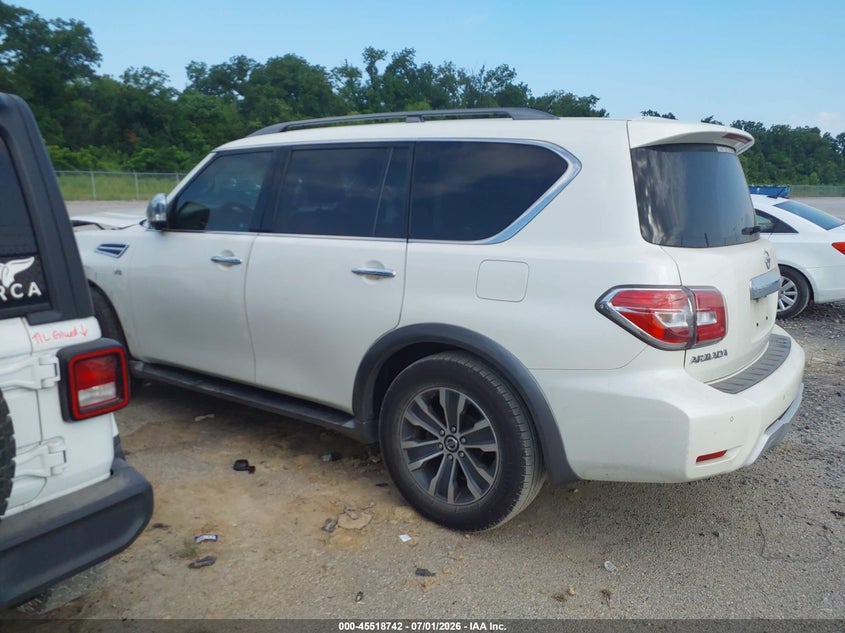 2017 Nissan Armada Sl VIN: JN8AY2ND4H9001832 Lot: 45518742