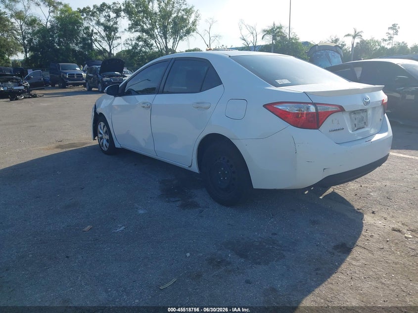 2014 TOYOTA COROLLA auction photo 3