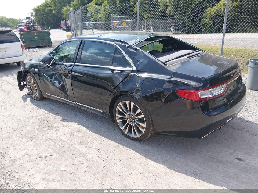 2017 LINCOLN CONTINENTAL auction photo 3