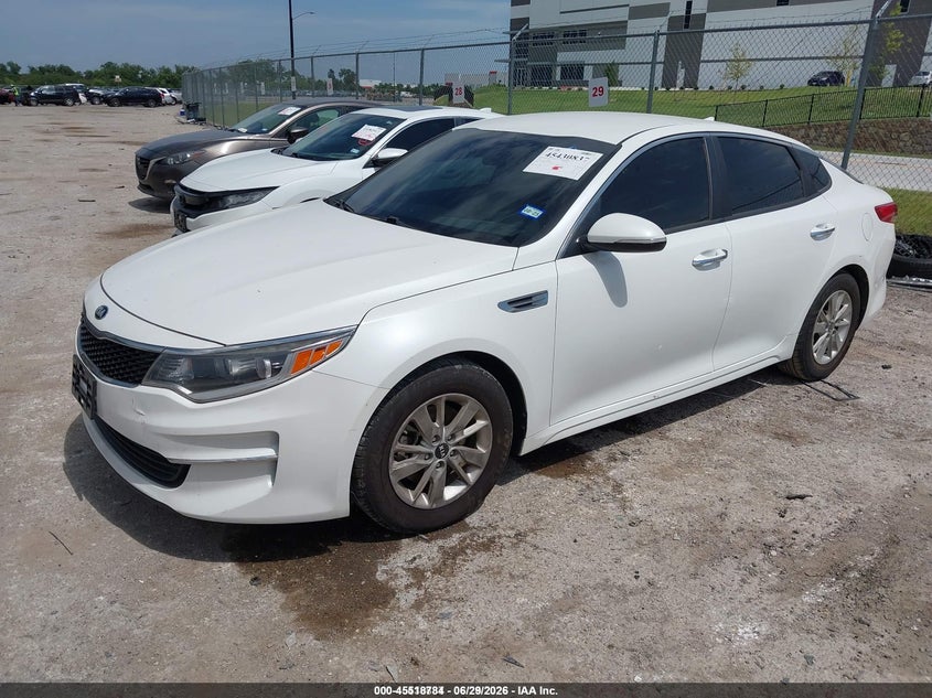 2016 Kia Optima, Изъятое, IAAI, VIN KNAGT4L32G5092936 — фото 2