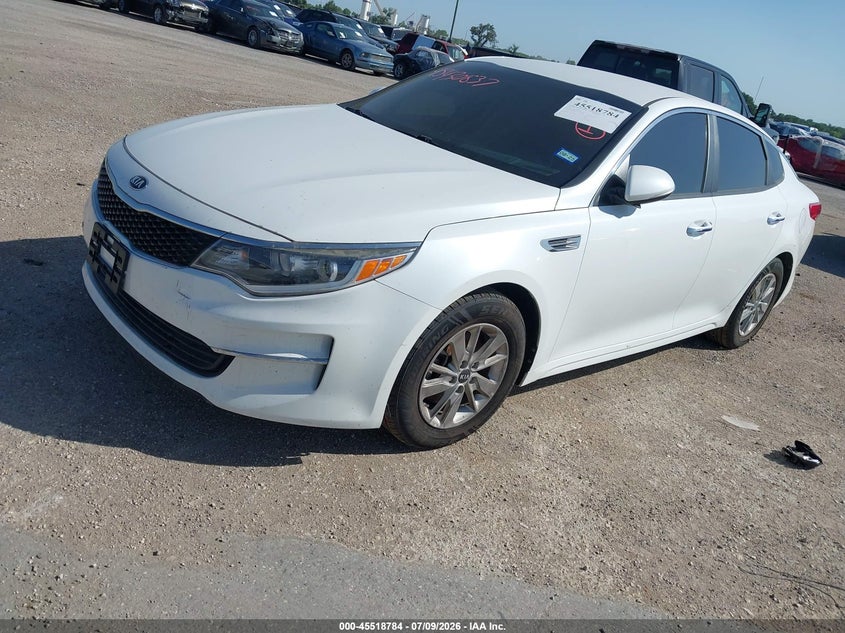 Vin: knagt4l32g5092936, lot: 46017000, kia optima lx 20162
