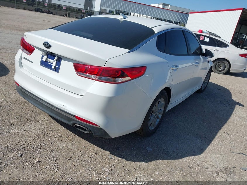 Vin: knagt4l32g5092936, lot: 46017000, kia optima lx 20164