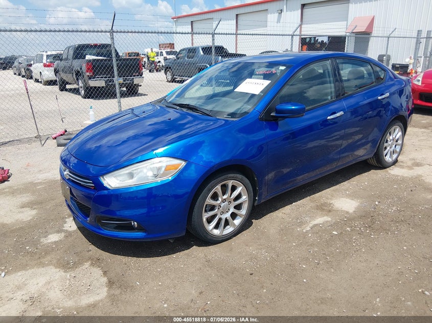 Vin: 1c3cdfcaxdd176078, lot: 46017034, dodge dart limited 20132