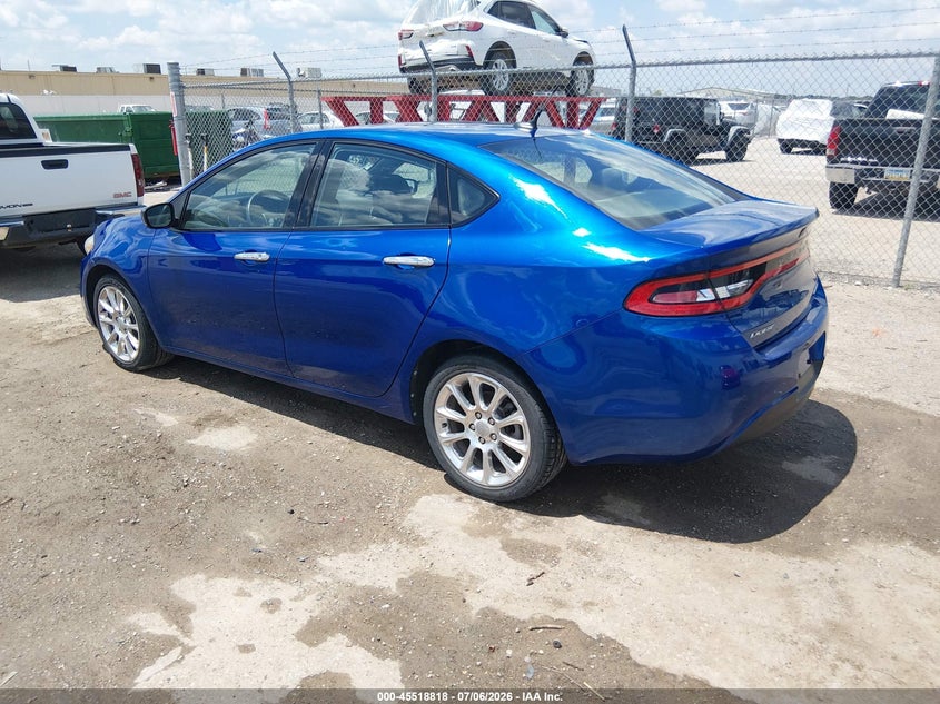 Vin: 1c3cdfcaxdd176078, lot: 46017034, dodge dart limited 20133