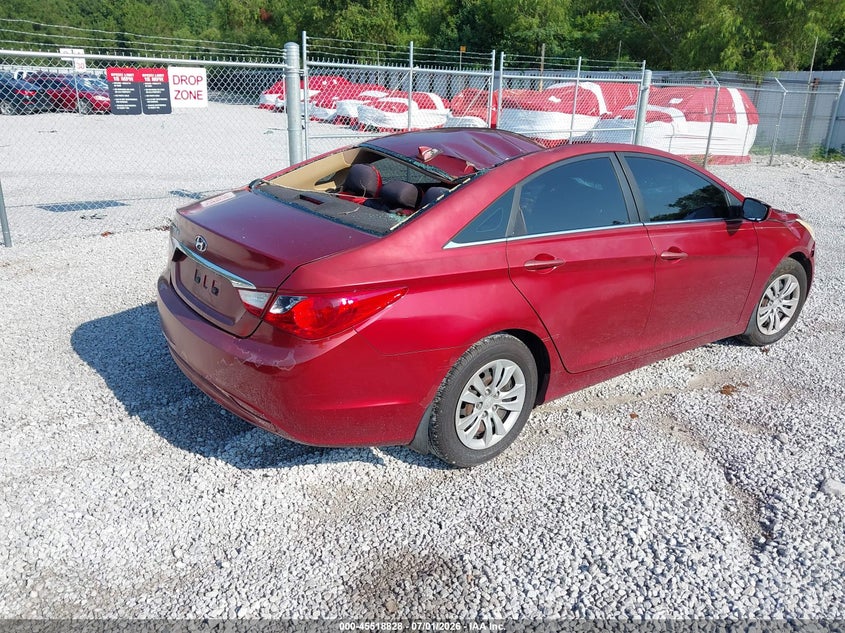 2012 HYUNDAI SONATA SEDAN 2.4L I-4 DI, DOHC, VVT, 198HP
