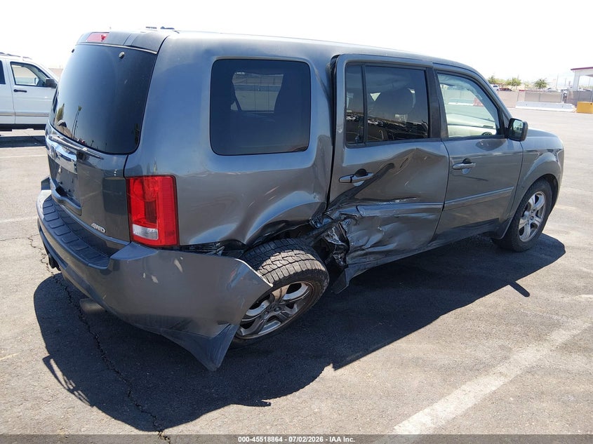 Vin: 5fnyf4h52cb082862, lot: 46017080, honda pilot ex-l 20124