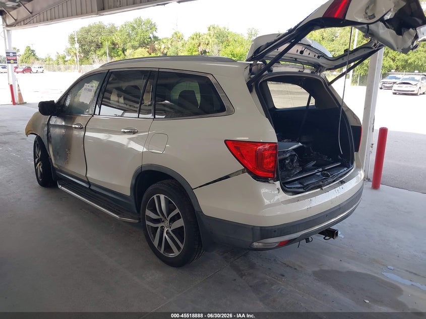 Vin: 5fnyf5h93hb032374, lot: 46017104, honda pilot touring 20173