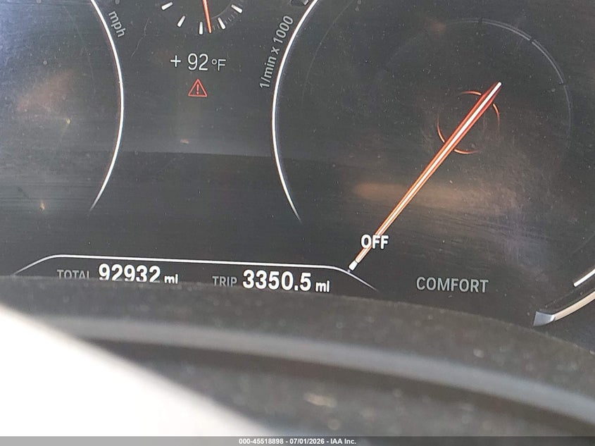 2016 BMW 750I xDrive VIN: WBA7F2C58GG421060 Lot: 45518898