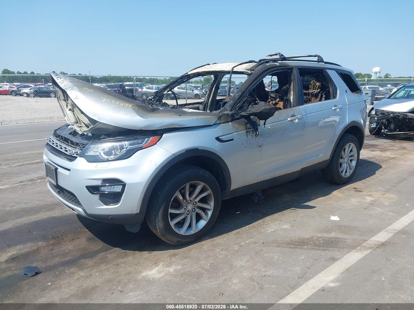Vin: salcr2fx2kh801433, lot: 46017136, land rover discovery sport hse/landmark edition 20192