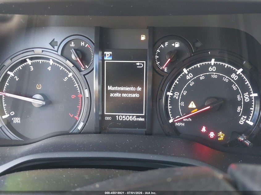 2022 TOYOTA 4RUNNER SPORT UTILITY VEHICLE 4.0L V-6 DOHC, VVT, 270HP