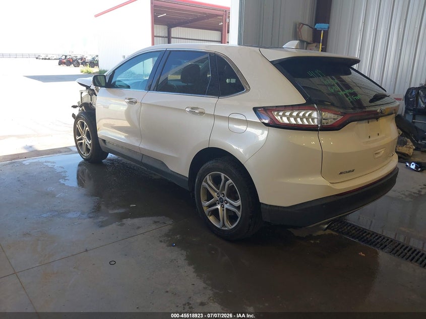 Vin: 2fmpk4k90jbb82323, lot: 46017139, ford edge titanium 20183