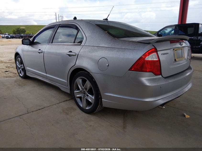Vin: 3fahp0kc8br114195, lot: 46017147, ford fusion sport 20113