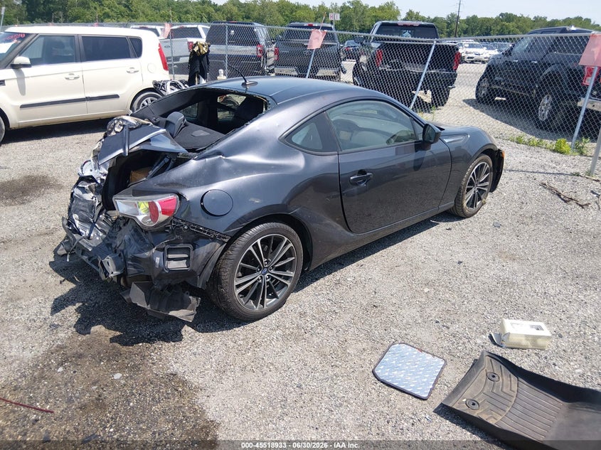 Vin: jf1zcac17e9604985, lot: 46017149, subaru brz limited 20144