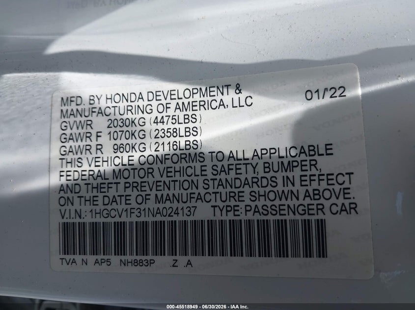 AtlanticExpress - Honda Accord