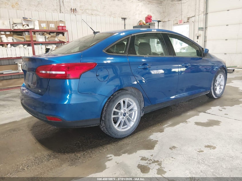 Vin: 1fadp3f29jl329101, lot: 46017189, ford focus se 20184