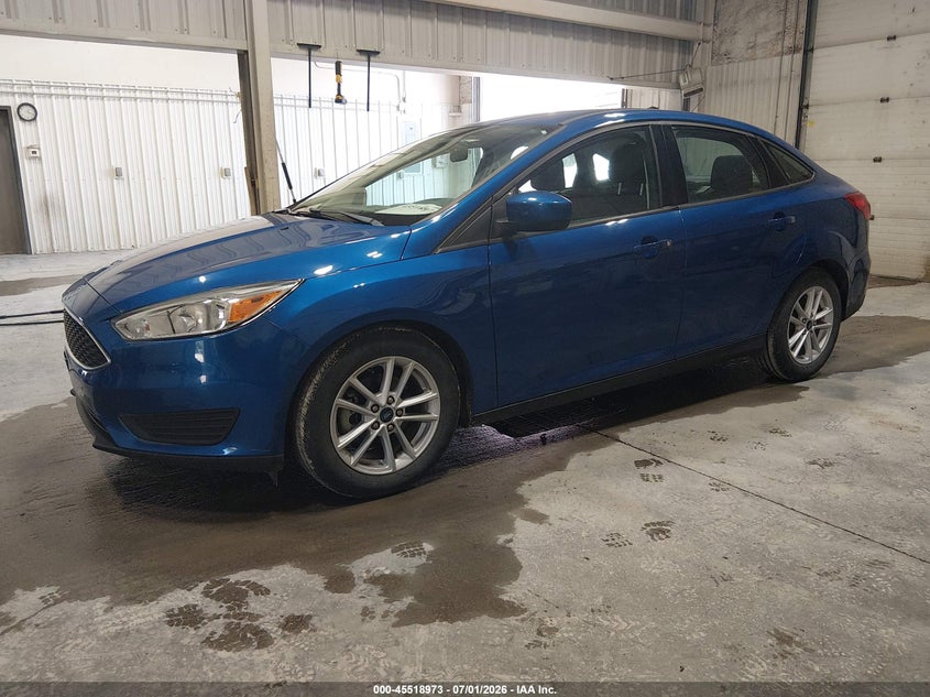 Vin: 1fadp3f29jl329101, lot: 46017189, ford focus se 20182